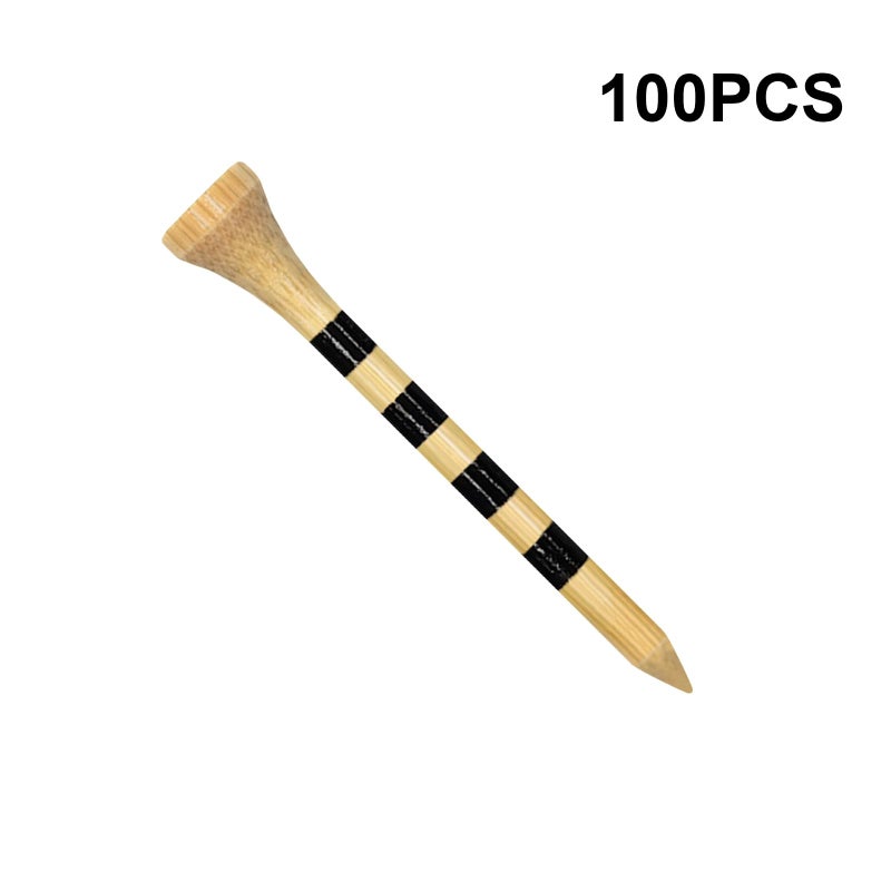 Zivisk Wooden Golf Tees 2-3/4" 100 Count 70mm Natural Color - Image 5
